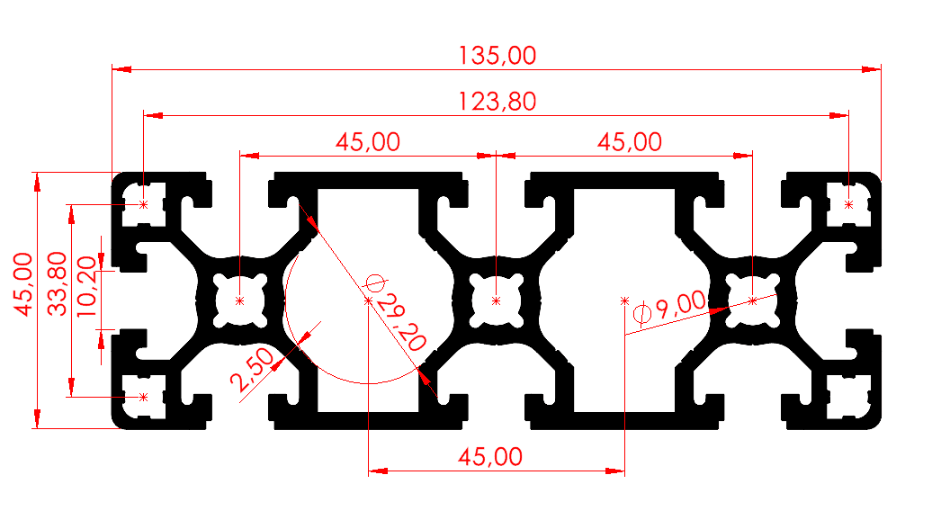 45x135 Sigma Profil 2