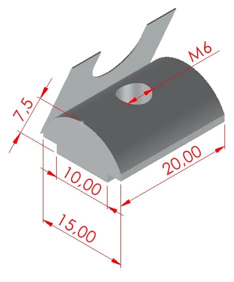 Yaylı Somun Kanal 10 – M6 2