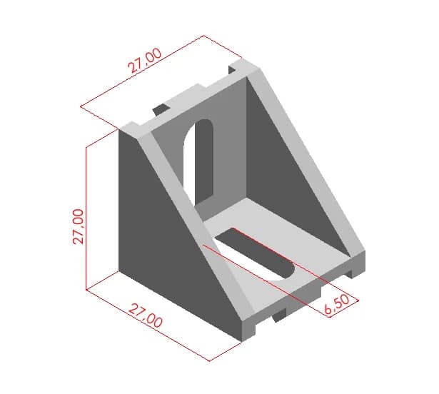 Geniş Köşe Bağlantısı 30x30 2
