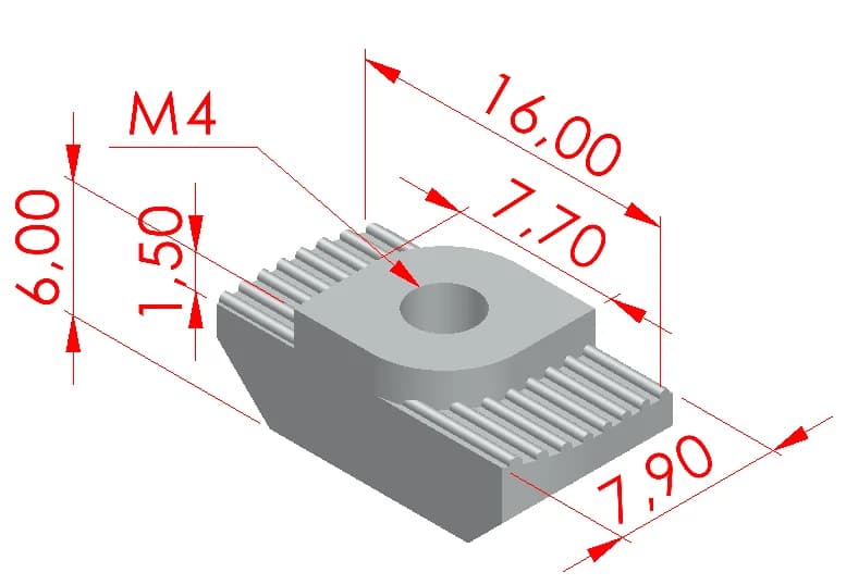 Tırtıllı Somun Kanal 8 - M4 2