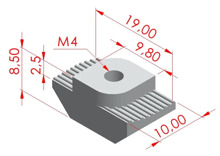 Tırtıllı Somun Kanal 10 – M4 2