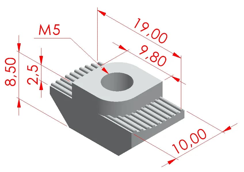 Tırtıllı Somun Kanal 10 – M5 2