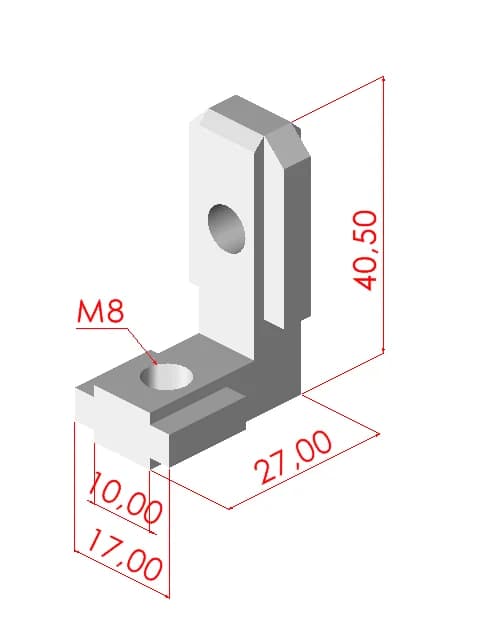 Gizli Köşe Bağlantısı 45x45 2