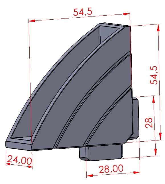Dar Köşe Bağlantı 30x30 K8