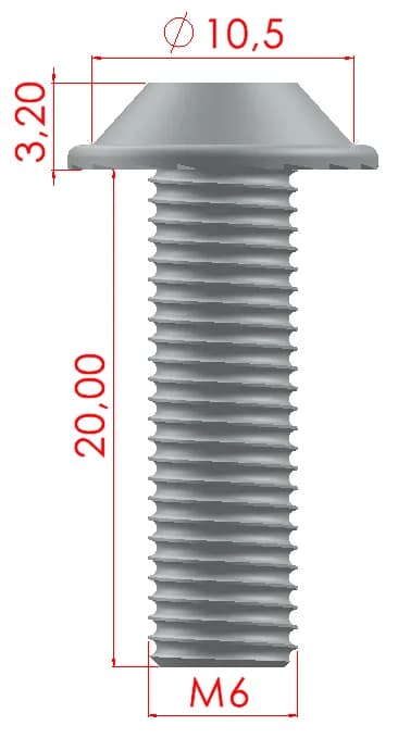 Alın Civatası M6