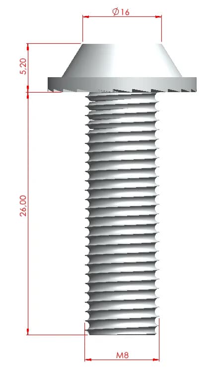 Alın Civatası M8 2