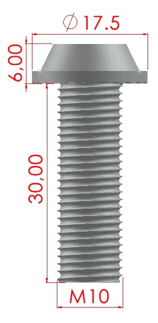 Alın Civatası M10