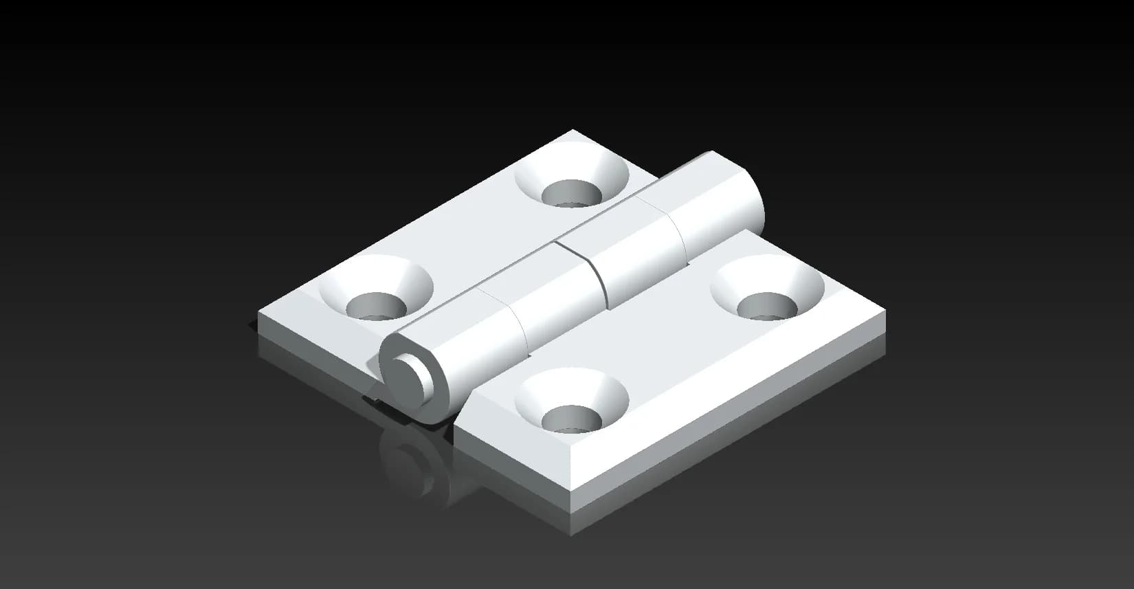 Metal Menteşe 30x30
